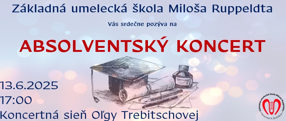 Absolventský koncert 13. 6. 2025